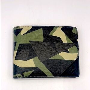Fendi Geometric Camouflage Wallet